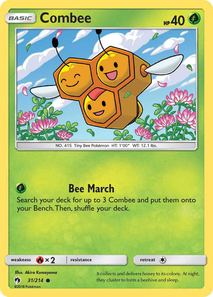 Combee (31/214) [Sun & Moon: Lost Thunder] | Tables and Towers