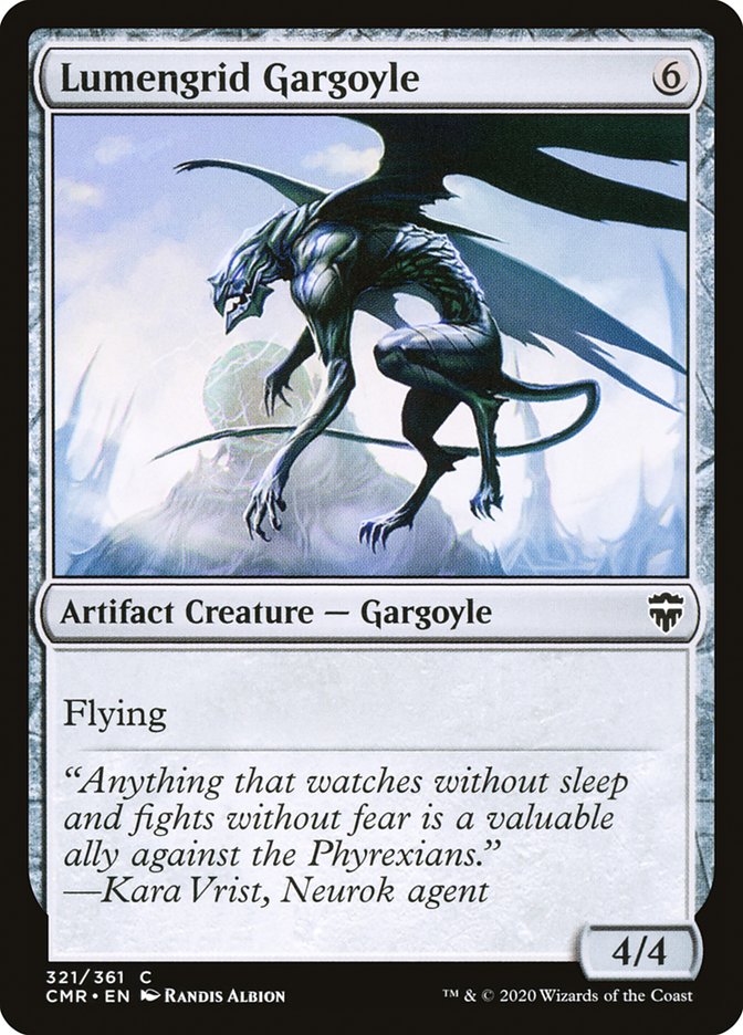 Lumengrid Gargoyle [Commander Legends] | Tables and Towers