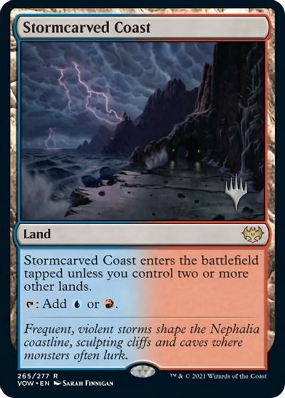 Stormcarved Coast (Promo Pack) [Innistrad: Crimson Vow Promos] | Tables and Towers