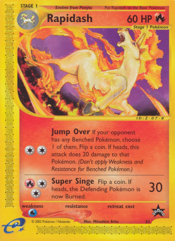 Rapidash (51) [Wizards of the Coast: Black Star Promos] | Tables and Towers