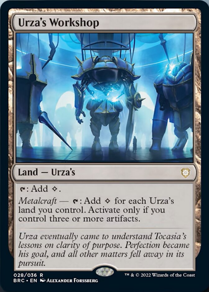 Urza's Workshop [The Brothers' War Commander] | Tables and Towers