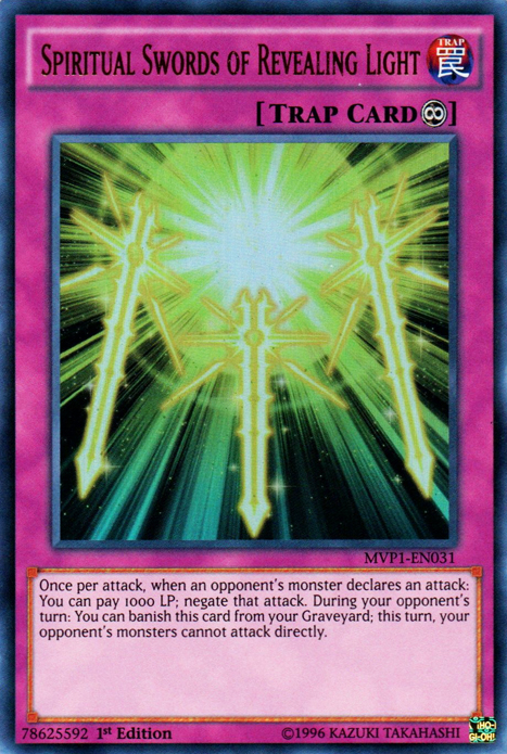 Spiritual Swords of Revealing Light [MVP1-EN031] Ultra Rare | Tables and Towers