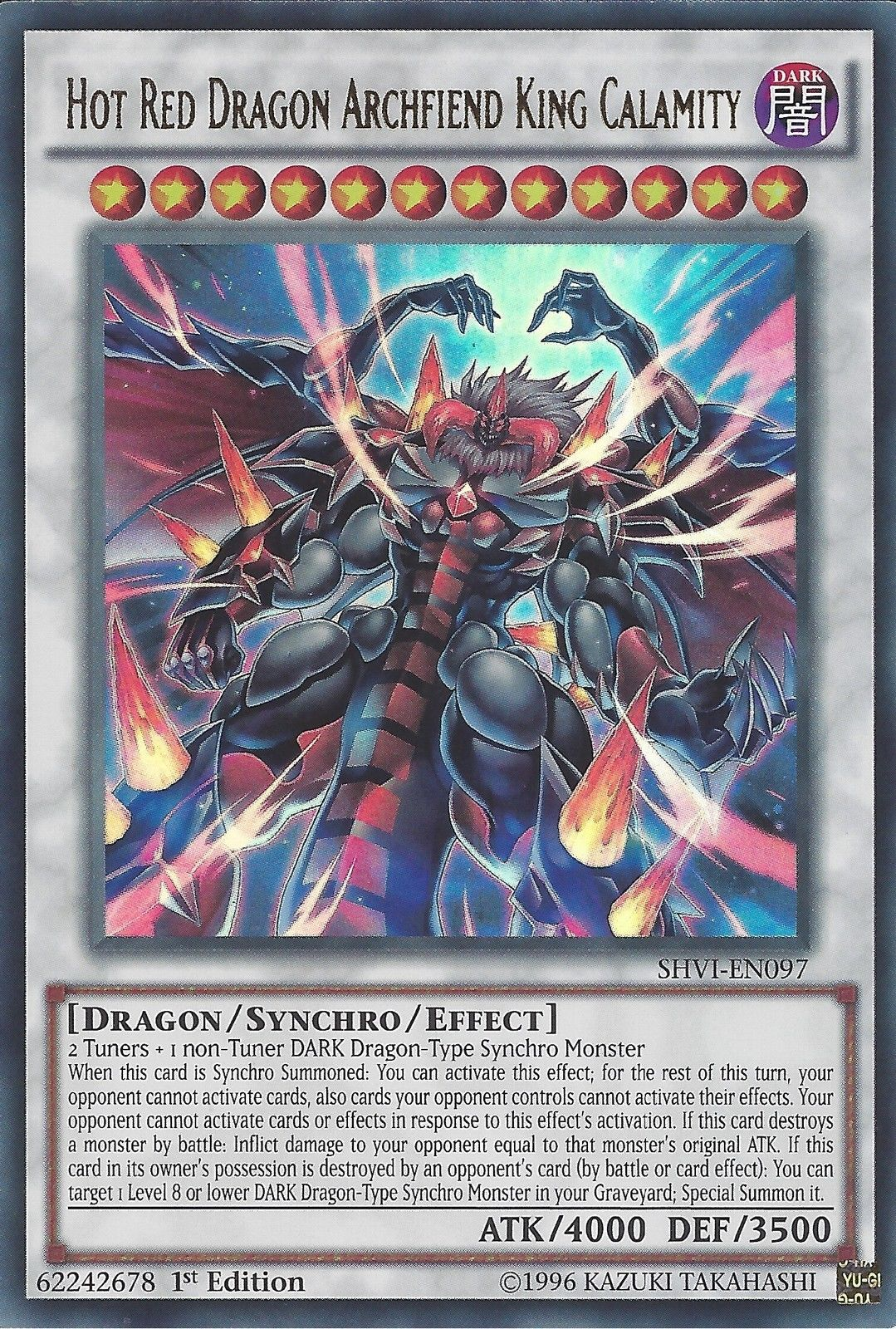 Hot Red Dragon Archfiend King Calamity [SHVI-EN097] Ultra Rare | Tables and Towers