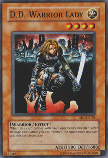 D.D. Warrior Lady [DR1-EN189] Super Rare | Tables and Towers