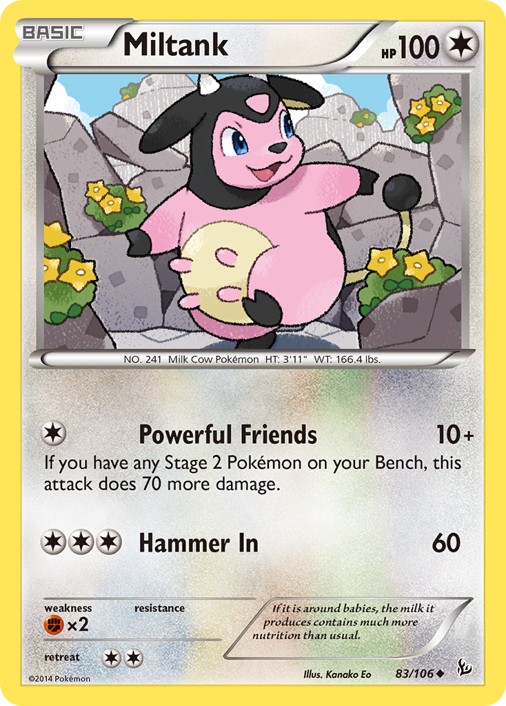 Miltank (83/106) [XY: Flashfire] | Tables and Towers