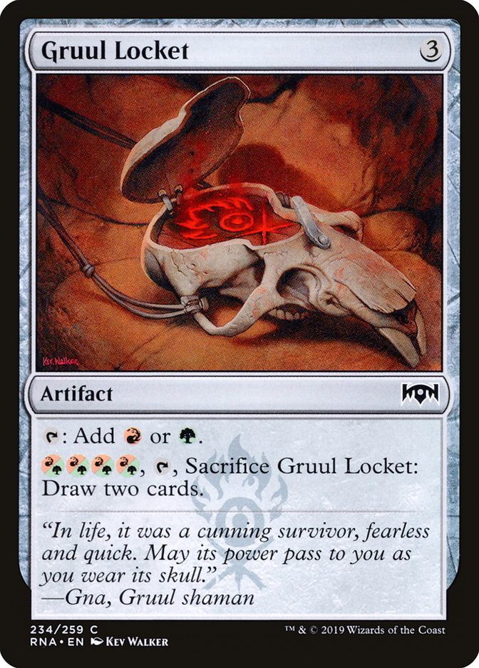 Gruul Locket [Ravnica Allegiance] | Tables and Towers