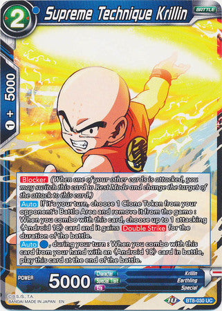 Supreme Technique Krillin (BT8-030) [Malicious Machinations] | Tables and Towers