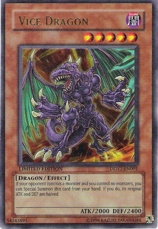 Vice Dragon (Promo) [DDY1-EN001] Ultra Rare | Tables and Towers