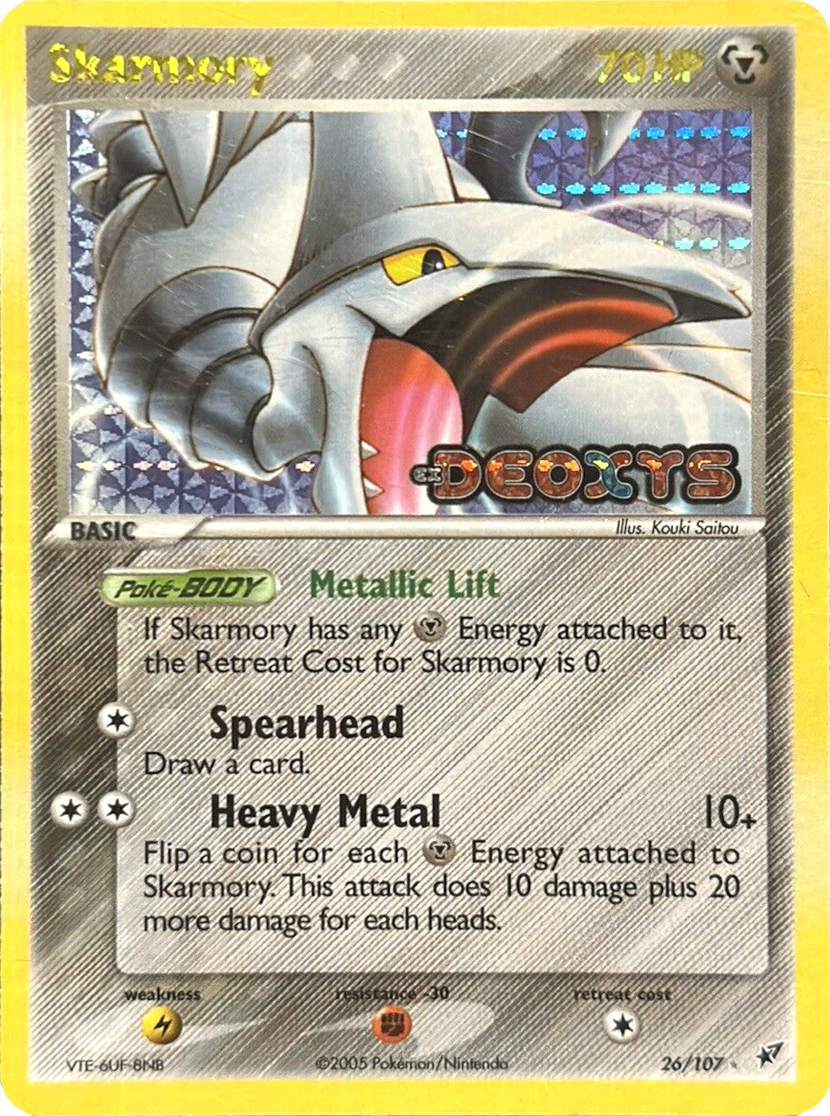 Skarmory (26/107) (Stamped) [EX: Deoxys] | Tables and Towers