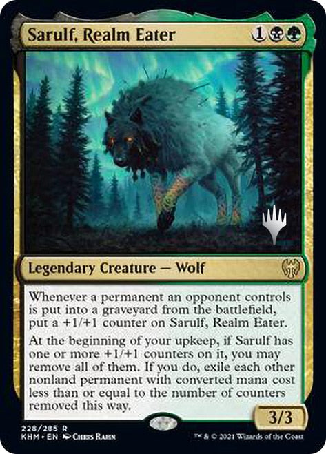 Sarulf, Realm Eater (Promo Pack) [Kaldheim Promos] | Tables and Towers