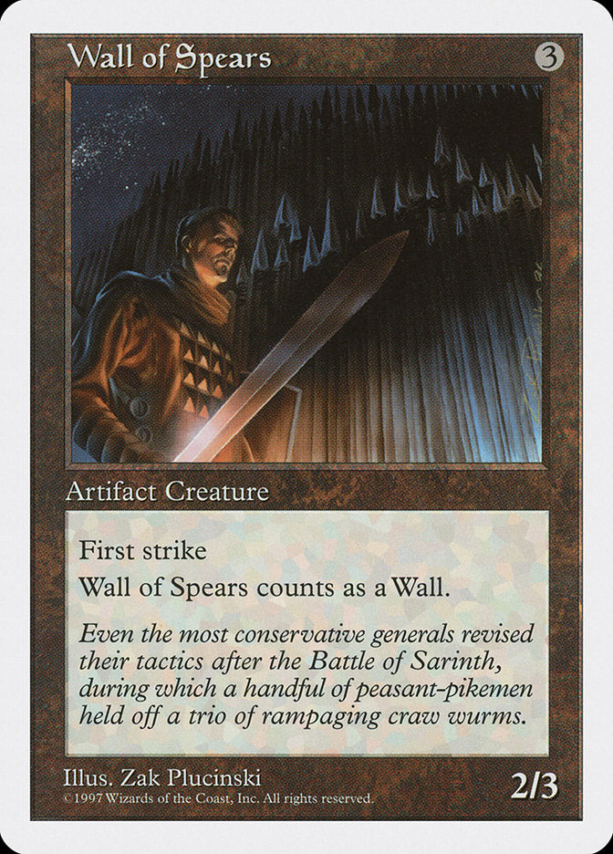 Wall of Spears [Fifth Edition] | Tables and Towers