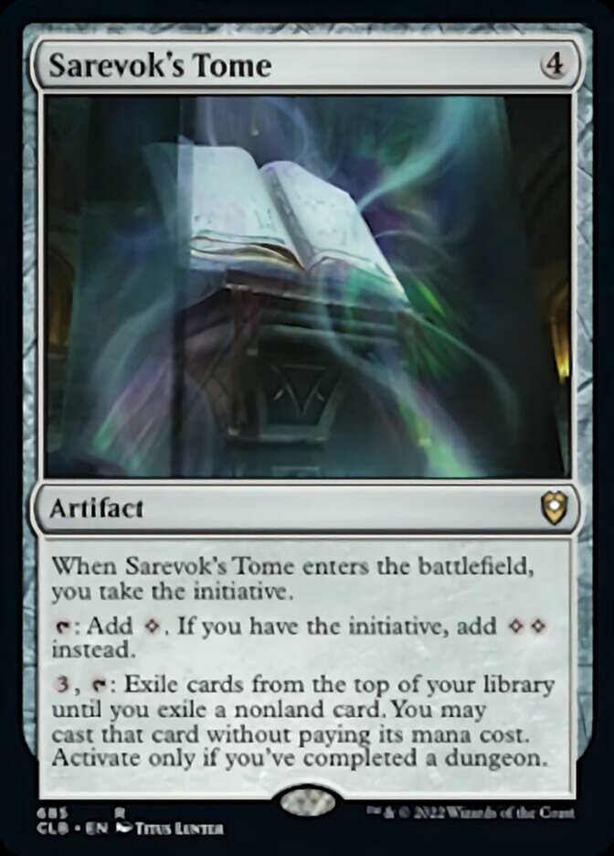 Sarevok's Tome [Commander Legends: Battle for Baldur's Gate] | Tables and Towers