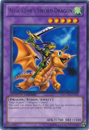 Alligator's Sword Dragon [WCPP-EN019] Rare | Tables and Towers