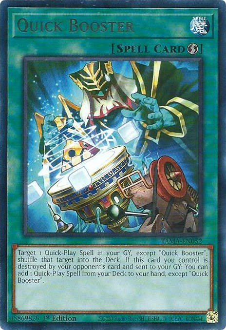 Quick Booster [TAMA-EN052] Rare | Tables and Towers