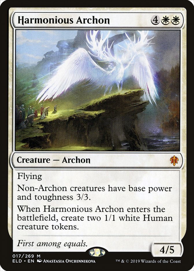 Harmonious Archon [Throne of Eldraine] | Tables and Towers