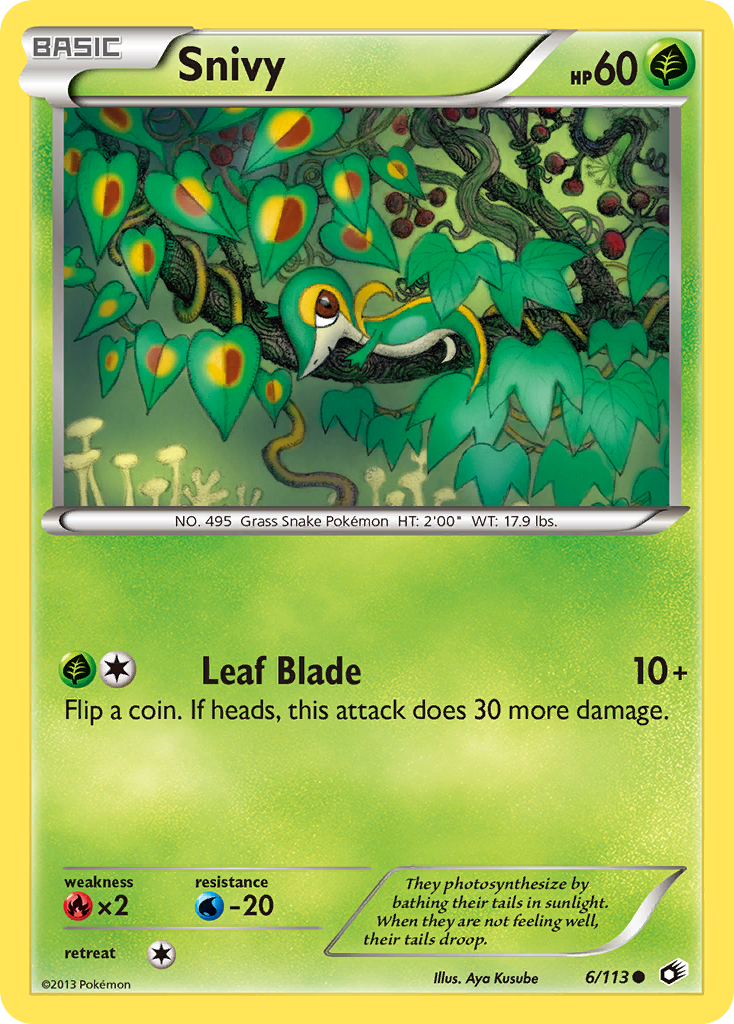 Snivy (6/113) [Black & White: Legendary Treasures] | Tables and Towers