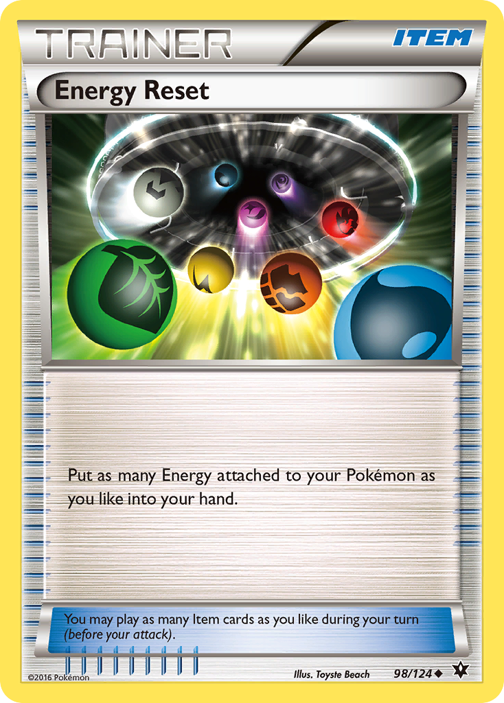 Energy Reset (98/124) [XY: Fates Collide] | Tables and Towers