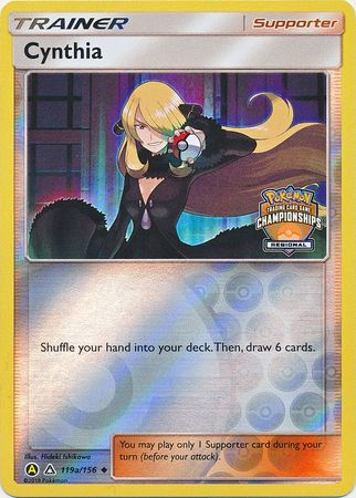 Cynthia (119a/156) (Regional Championship Promo) [Sun & Moon: Ultra Prism] | Tables and Towers