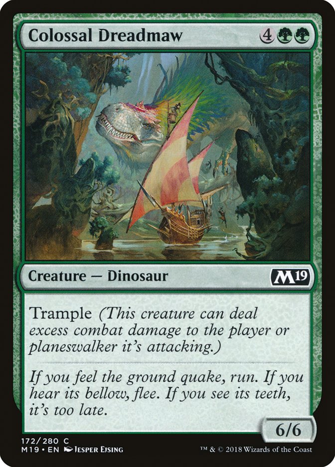 Colossal Dreadmaw [Core Set 2019] | Tables and Towers