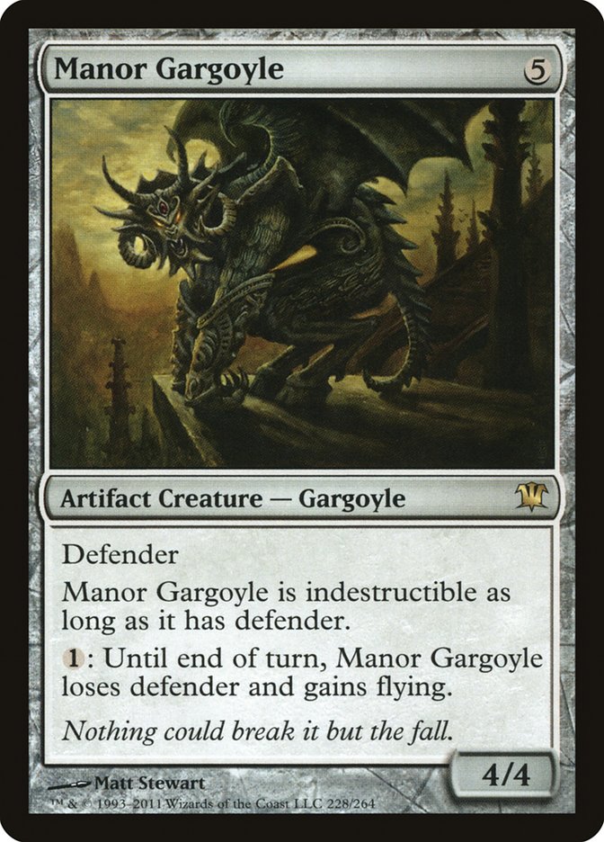 Manor Gargoyle [Innistrad] | Tables and Towers