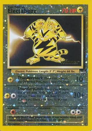 Electabuzz (1) (Winner) [Best of Promos] | Tables and Towers