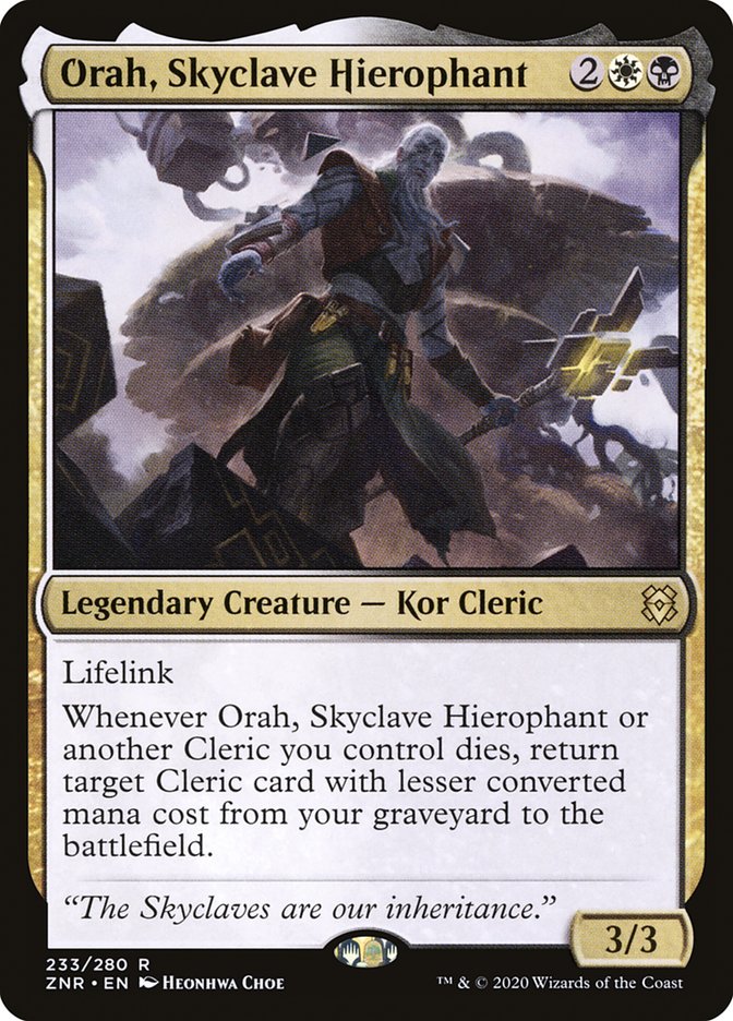 Orah, Skyclave Hierophant [Zendikar Rising] | Tables and Towers