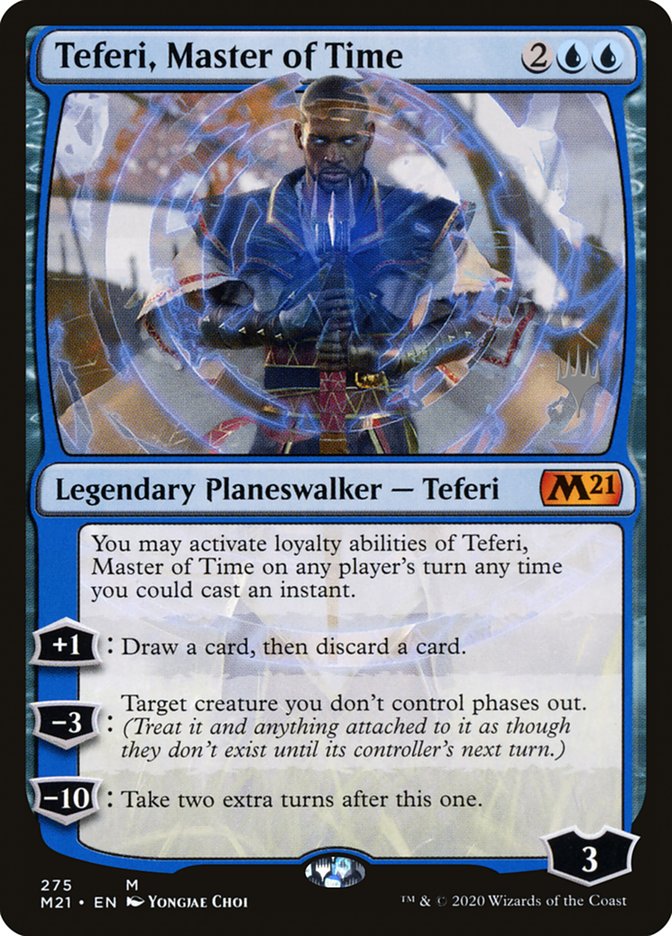 Teferi, Master of Time (Promo Pack) (275) [Core Set 2021 Promos] | Tables and Towers