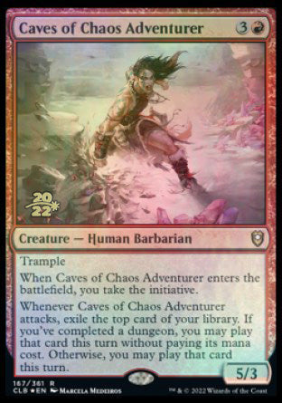 Caves of Chaos Adventurer [Commander Legends: Battle for Baldur's Gate Prerelease Promos] | Tables and Towers