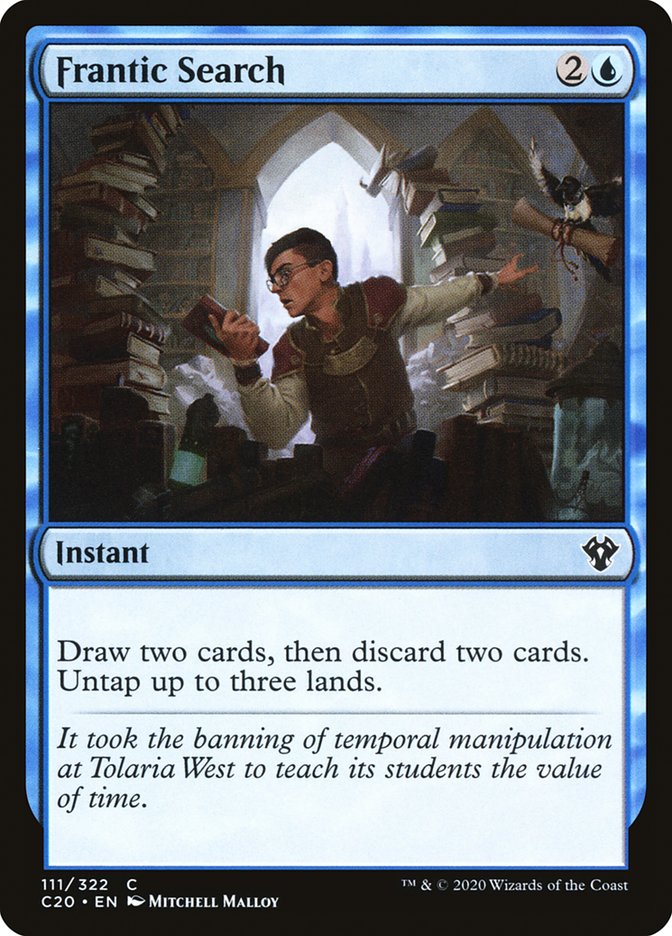 Frantic Search [Commander 2020] | Tables and Towers
