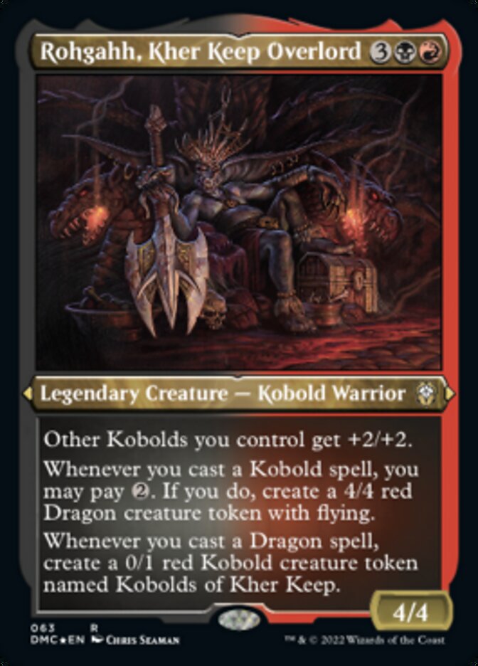 Rohgahh, Kher Keep Overlord (Foil Etched) [Dominaria United Commander] | Tables and Towers