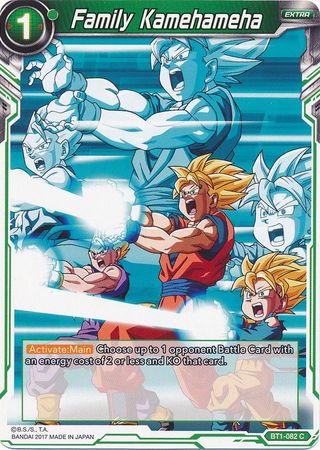 Family Kamehameha (BT1-082) [Galactic Battle] | Tables and Towers