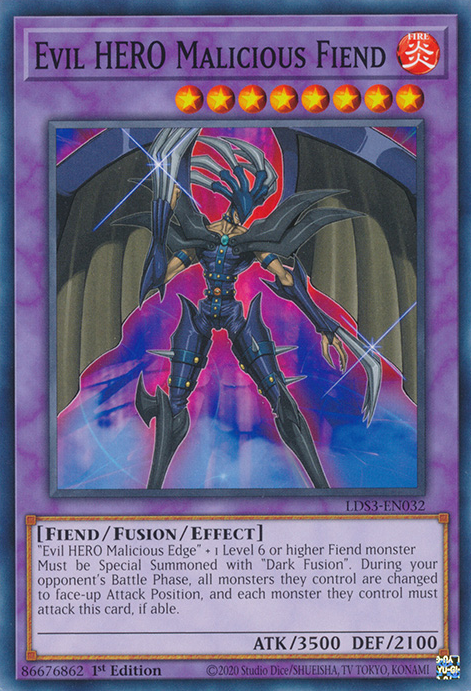 Evil HERO Malicious Fiend [LDS3-EN032] Common | Tables and Towers