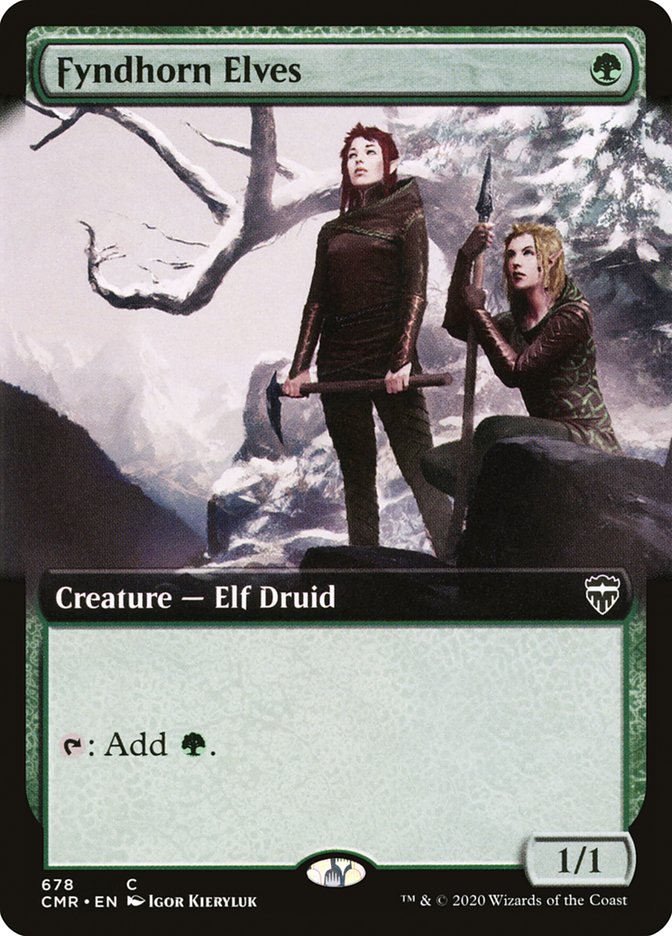 Fyndhorn Elves (Extended Art) [Commander Legends] | Tables and Towers