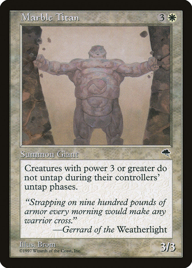 Marble Titan [Tempest] | Tables and Towers