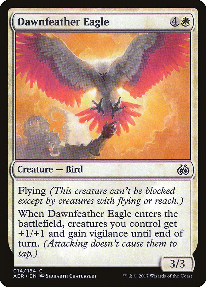 Dawnfeather Eagle (Intro Pack) [Aether Revolt Promos] | Tables and Towers