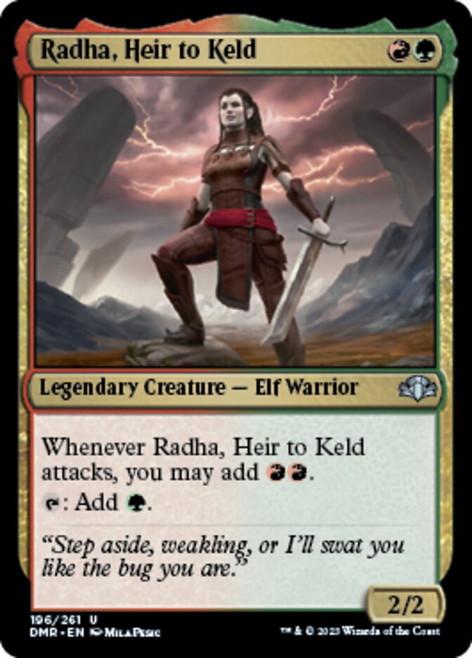 Radha, Heir to Keld [Dominaria Remastered] | Tables and Towers