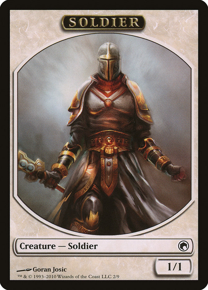 Soldier Token [Scars of Mirrodin Tokens] | Tables and Towers