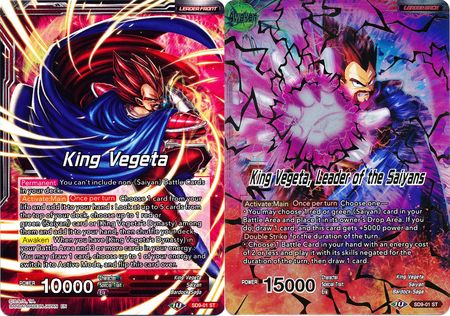 King Vegeta // King Vegeta, Leader of the Saiyans (SD9-01) [Assault of the Saiyans] | Tables and Towers