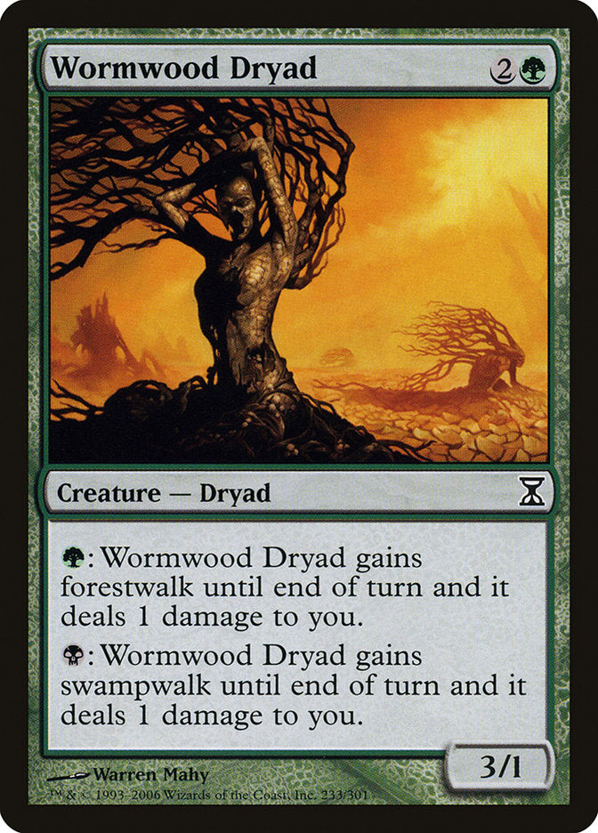 Wormwood Dryad [Time Spiral] | Tables and Towers