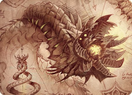 Wurmcoil Engine Art Card [The Brothers' War Art Series] | Tables and Towers