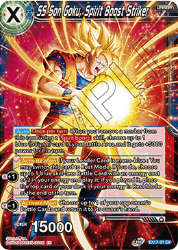 SS Son Goku, Spirit Boost Striker (EX17-01) [Saiyan Booster] | Tables and Towers