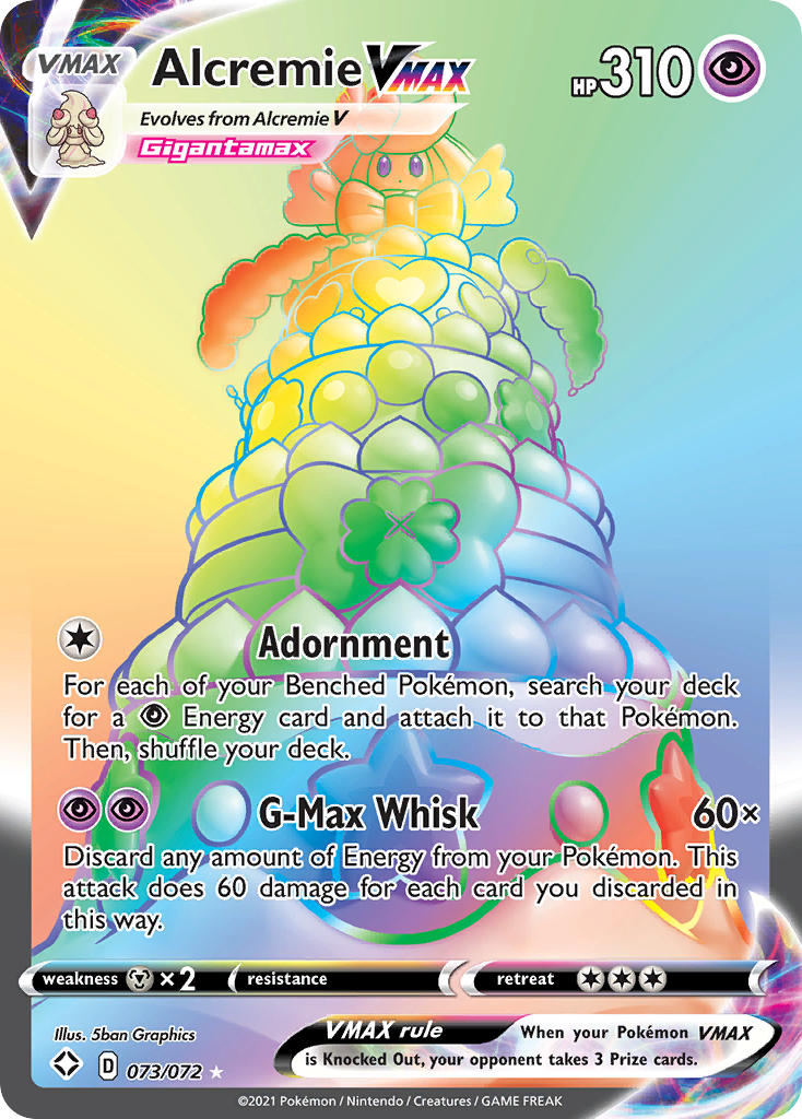 Alcremie VMAX (073/072) [Sword & Shield: Shining Fates] | Tables and Towers