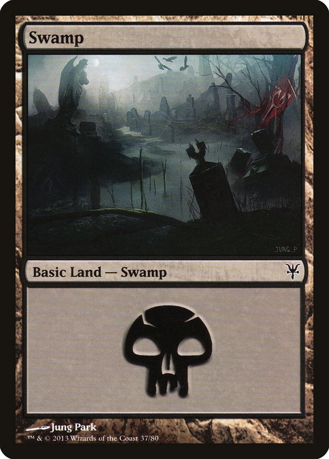 Swamp (37) [Duel Decks: Sorin vs. Tibalt] | Tables and Towers