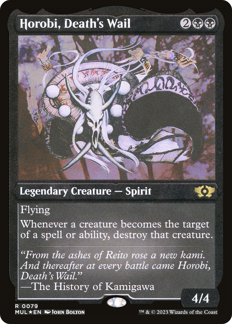 Horobi, Death's Wail (Foil Etched) [Multiverse Legends] | Tables and Towers