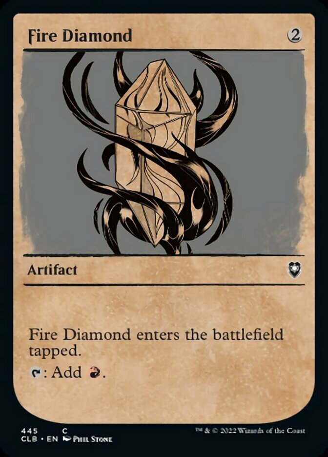 Fire Diamond (Showcase) [Commander Legends: Battle for Baldur's Gate] | Tables and Towers