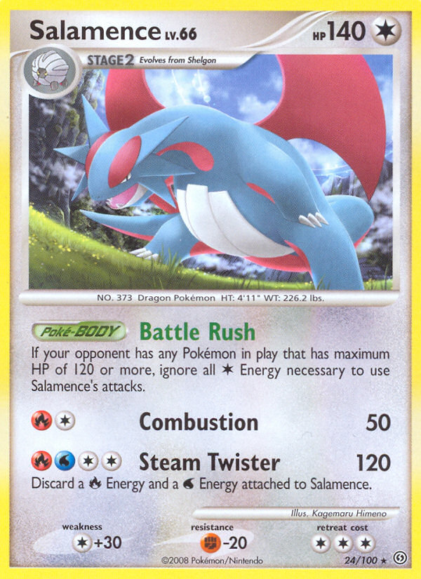 Salamence (24/100) [Diamond & Pearl: Stormfront] | Tables and Towers