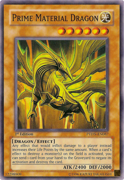 Prime Material Dragon [PTDN-EN087] Super Rare | Tables and Towers