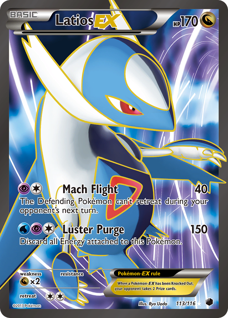 Latios EX (113/116) [Black & White: Plasma Freeze] | Tables and Towers