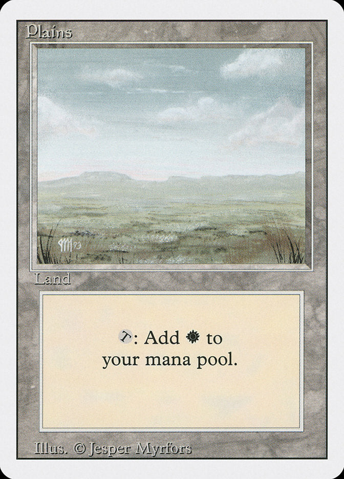 Plains (Signature on Left) [Revised Edition] | Tables and Towers