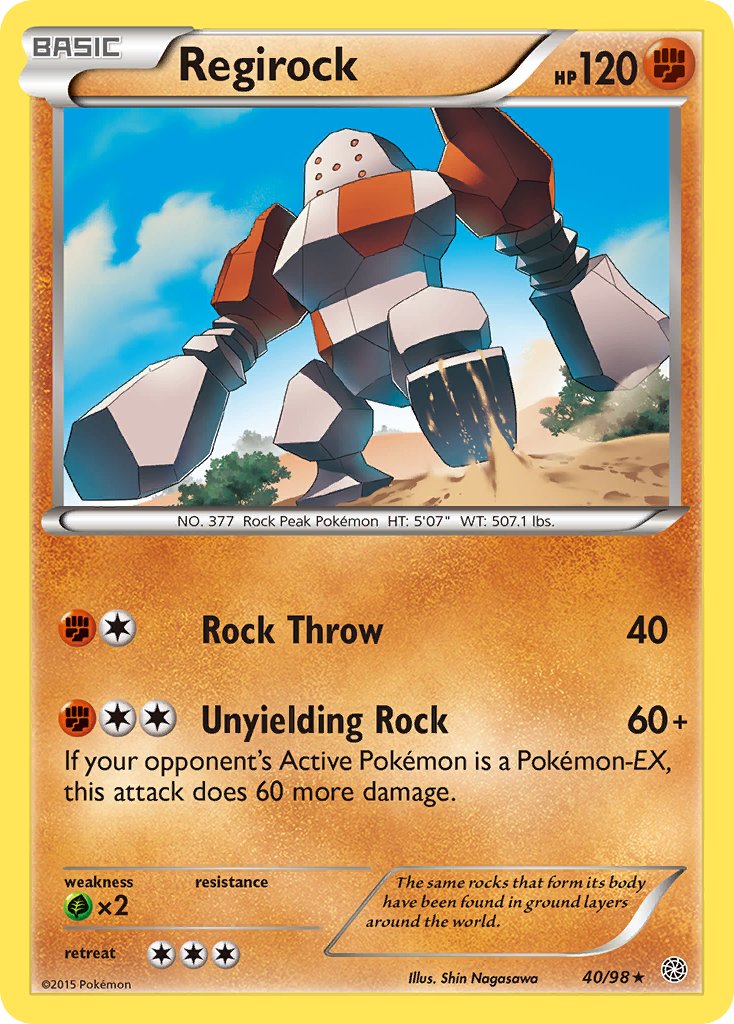 Regirock (40/98) (Theme Deck Exclusive) [XY: Ancient Origins] | Tables and Towers